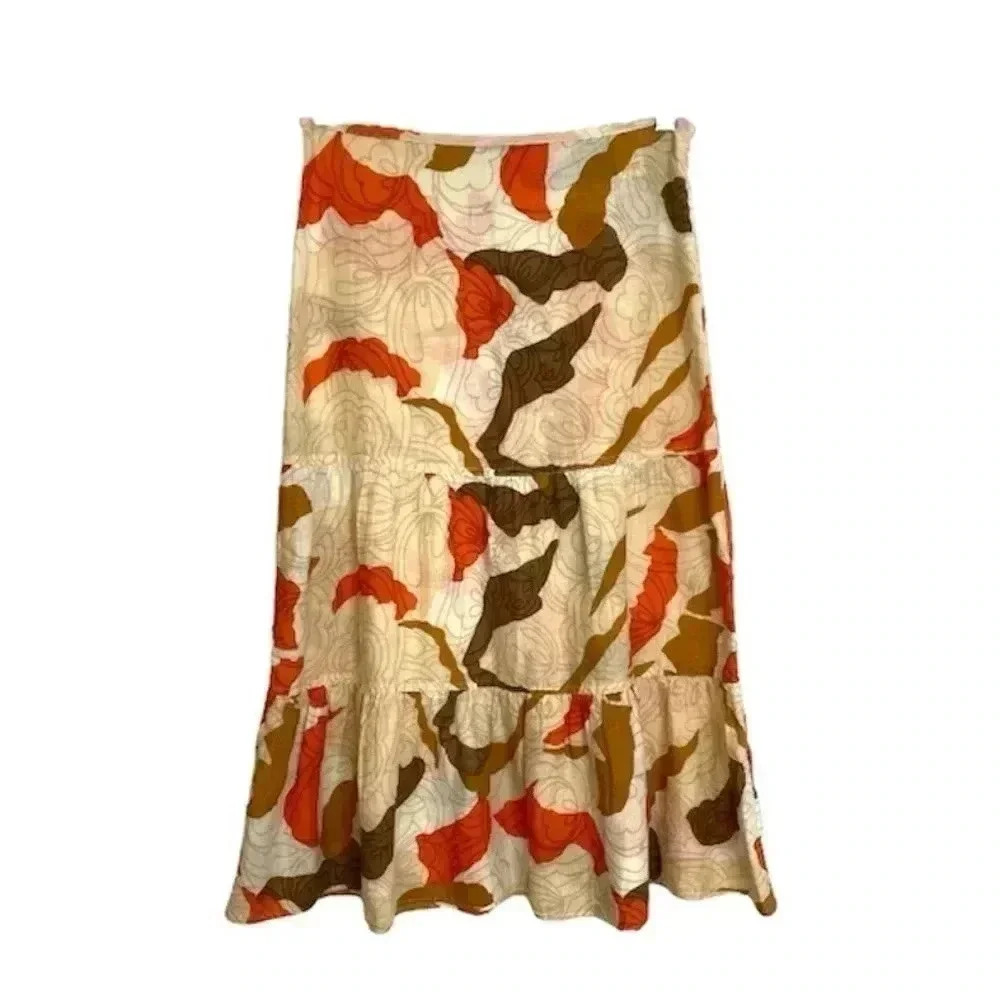 Theory Multicolor Floral Lightweight Skirt